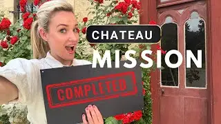 A NEW PLAQUE for our FRENCH CHATEAU! It’s getting real now!