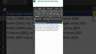 Excel Tip - Separate Text in a String
