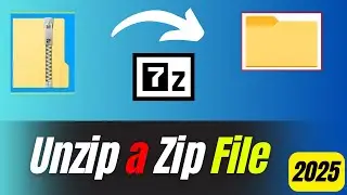 How to Unzip a File with 7zip | Step-Step (2025)