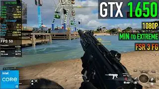 GTX 1650 - Call of Duty: Warzone Season 3 - 1080p All Settings + FSR 3 & FG