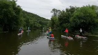 Устье реки Осётр на SUP досках 09072023