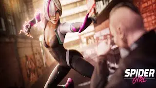 🦸In Spider Fighter Girl This Girl Is Killing The Bad Criminal In This Captain America || Arif Trend