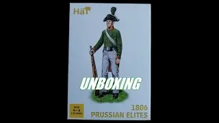 Unboxing boîte de figurines Hät 8136. Troupes d'élite Prussienne 1806 au 1/72.