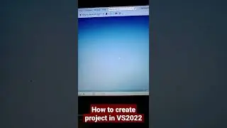 how to create dotnet project using Visual Studio 2022 