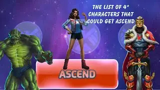 MPQ: Marvel Puzzle Quest: The Ascend 4* Character’s list