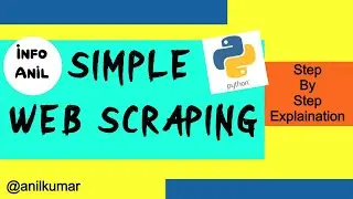 How To Do Web Scraping Using Python | Simple Steps  | Scrap Website |