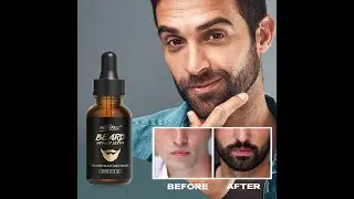 Aceite Con Biotina Y Cafeína Para El Crecimiento De La Barba