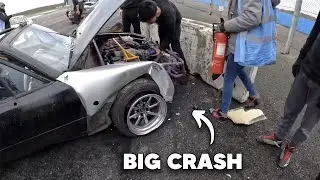 Taking the Engine SWAPPED Mx5 Drifting! + Big Crash