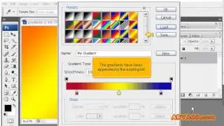 How to use the Gradient tool in PhotoShop, PhotoShop CS3