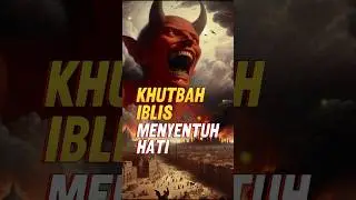 Khutbah Iblis Menyentuh Hati #feedshorts #dakwah #islam