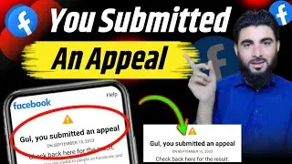 You Submitted an Appeal Problem Solution | How To Solve You Submitted an Appeal | Facebook