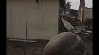 A combat helmet deflect a bullet  and save the life of a Wagner soldier in Bakhmut.
