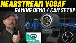 NearStream VO8Af Webcam - Review / Setup / Gaming Demo