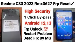 Realme C33 2023 Frp Unlock Fail Problem Fixed 100% | RMX3627 Android 12 Frp Bypass Done✓ By SPD Tool