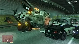 GTA V OPEN WORLD -GAMEPLAY!(attack police) 