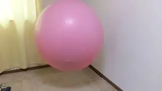 Pink big balloon bounce