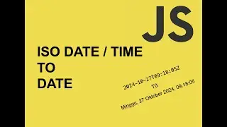 Ubah tanggal dengan format ISO date/time ke format tanggal lokal