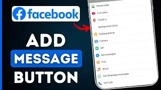How to Add Send Message Button on Facebook Page Post (2025)