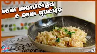 RISOTO VEGANO DE PALMITO E COGUMELO SHITAKE CREMOSO | Isso é comid