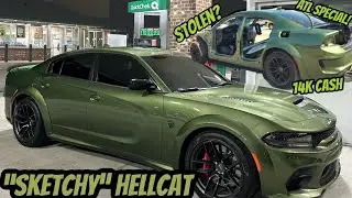 Rebuilding a Wrecked HELLCAT SRT Charger in 10 Minutes