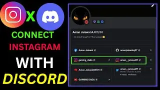 HOW TO CONNECT INSTAGRAM WITH DISCORD | Instagram | Discord | Quick Tutorial