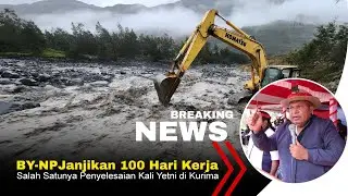 BY-NPJanjikan 100 Hari Kerja, Salah Satunya Penyelesaian Kali Yetni di Kurima