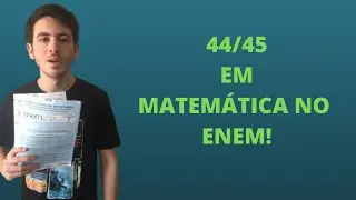 Como eu quase gabaritei matemática no ENEM