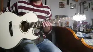 Виктор Цой дерево (Washburn ea40)cover