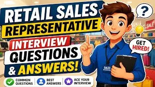 Retail Sales Representative Interview Questions & Answers - Job Interview Conversation