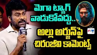 Chiranjeevi Interesting Comments About Allu Arjun Pushpa 2 Movie | Mega Family Vs Allu Arjun
