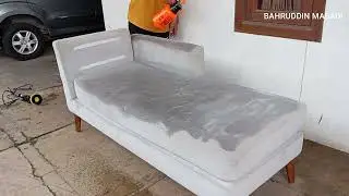 cara cuci sofa kain bludru beserta alatnya
