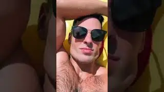 Sunny Days without Stress 🔥 Christopher Cote #HairyChest #HairyNipples #HotGuy #TiktokBoys