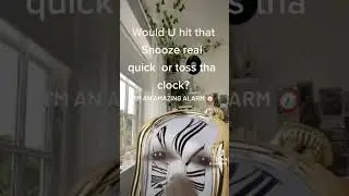 Crispy Says..  annoying  alarm clock