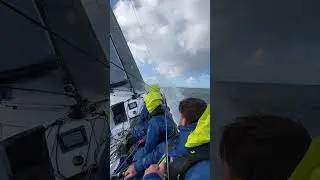 Griffin 007 at full tilt, you LOVE to see it 🚀 #sailing #rorcracing #yachting #youtubeshorts