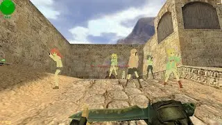 Como poner skins de anime. Bocchi The Rock y k-On a Counter Strike 1.16 No Steam