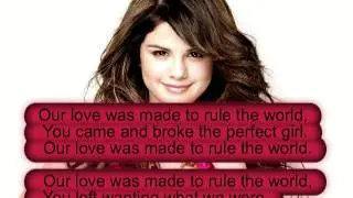 Selena Gomez - Forget Forever [LYRICS ON SCREEN]