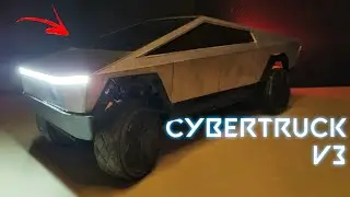 I made a 3d printed cybertruck that rips....