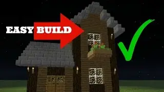 How to build a simple two story survival house in Minecraft | Tutorial HD