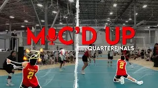 THEY DID NOT LET THE BALL DROP | Mic'd Up Volleyball | Sibol Volleyball Tournament | Quarterfinals