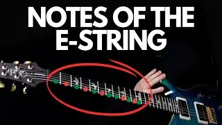 The Notes of the E String for the Guitar!