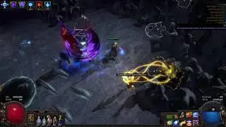 Killing uber elder with Archmage Storm Brand character