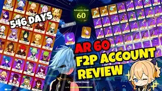 AR 60!!! Full F2P ACCOUNT REVIEW after over 500 Days of Playing!