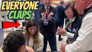 Why did all the arbiters clap? Aiaru Altynbek vs FM Anna-Maja Kazarian | World Rapid Women 2023