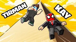 We CLIMBED and SLIDDED DOWN the Highest Ladder - Ferited Roblox
