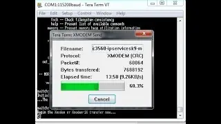 IOS upgrade cisco switch using tera term
