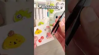 🫧Cute DIY 3D ￼Stickers!? 