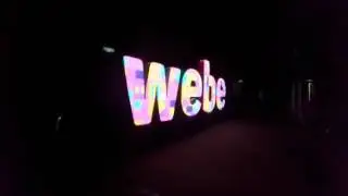 WEBE launching || Projection Mapping on 3D Surface