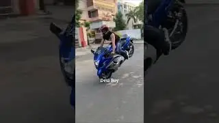 😍 Girls Riding Hayabusa VS 😈 Boys Riding Hayabusa #GirlsVSBoys #shorts