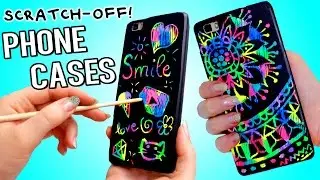 DIY Scratch-Off Phone Cases! Magic Reusable Iphone Cases! NO Wax Crayons!