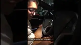 Manoj on his Tesla 100D